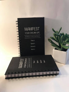 Manifesting Journals - Manifest Your Dream Life (Black)