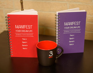 Manifesting Journals - Manifest Your Dream Life (Red)
