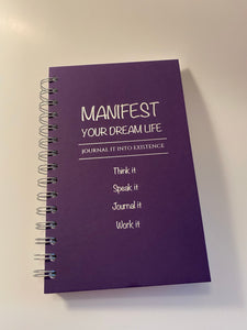 Manifesting Journals - Manifest Your Dream Life (Purple)