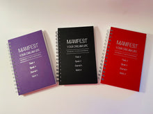 Load image into Gallery viewer, Manifesting Journals - Manifest Your Dream Life (Red)
